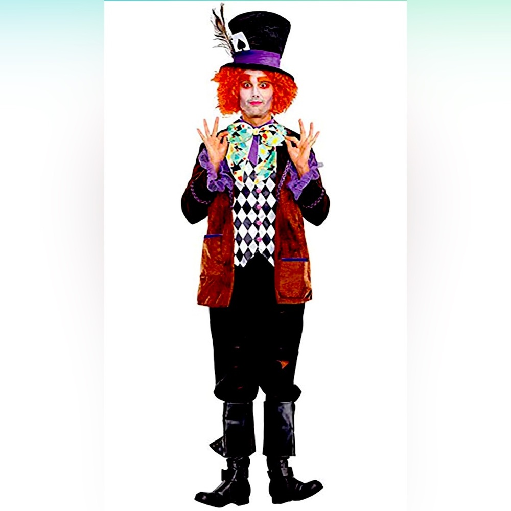 Size Large men's Mad Hatter costume